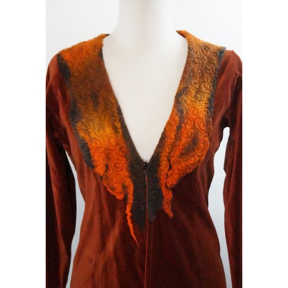 Yeshe Velvet and Felted Wool Jacket - Picture 2 of 5